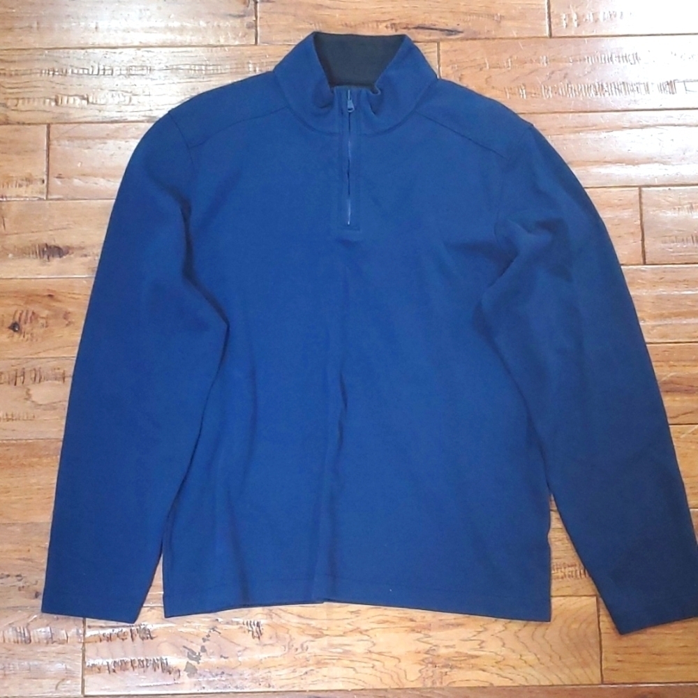 Bonobos Navy 1/4 zip blue sweater